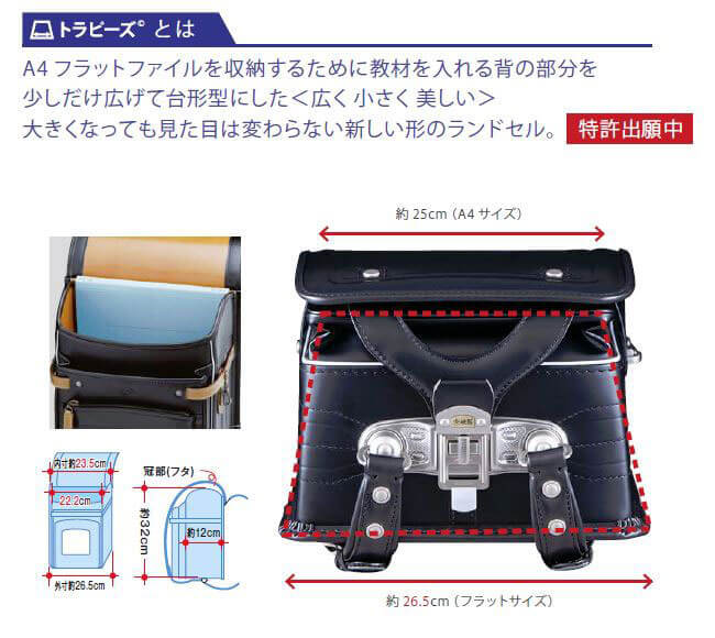 オオバランドセル　機能とデザイン